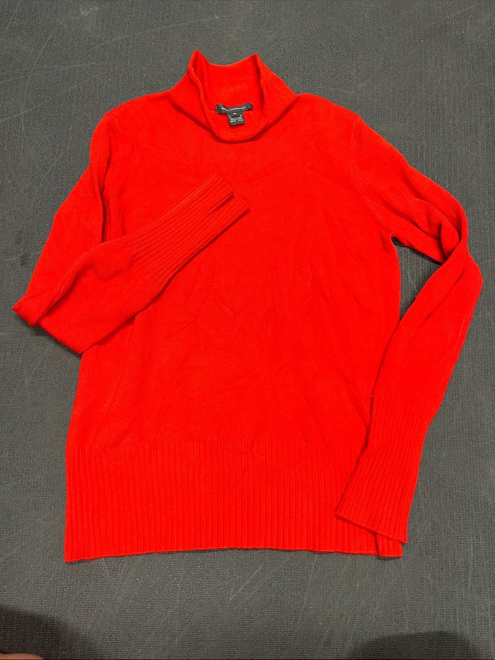 French Connection Red Mock Neck Sweater